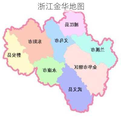 浙江金华地图