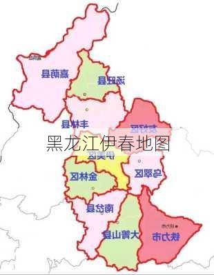 黑龙江伊春地图