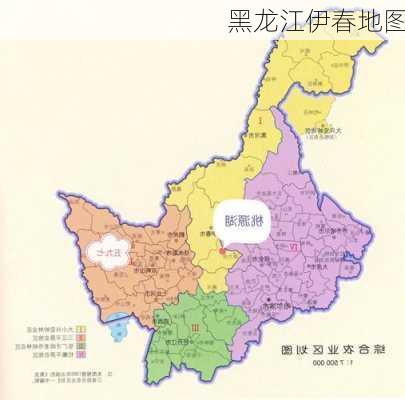 黑龙江伊春地图