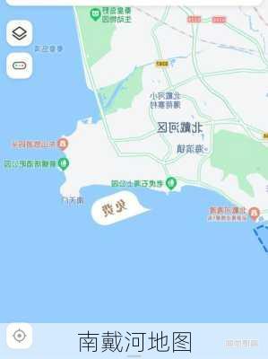 南戴河地图