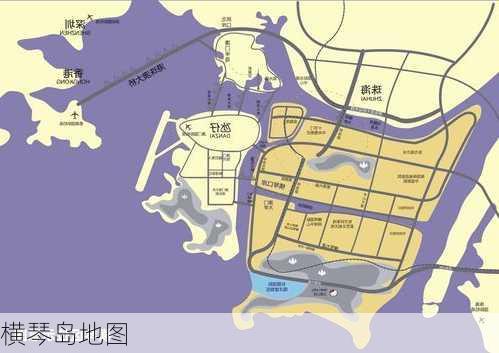 横琴岛地图