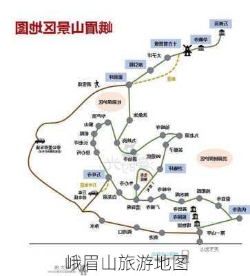 峨眉山旅游地图