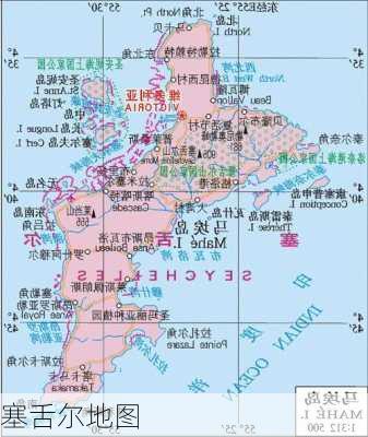 塞舌尔地图