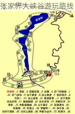 张家界大峡谷游玩路线