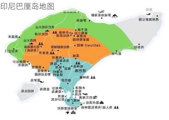 印尼巴厘岛地图