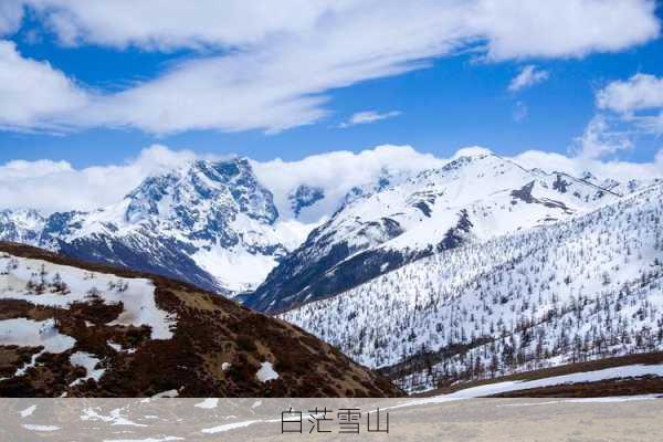 白茫雪山