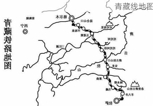 青藏线地图