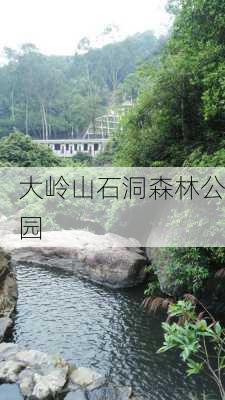 大岭山石洞森林公园