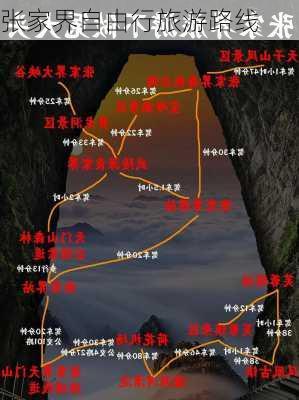 张家界自由行旅游路线