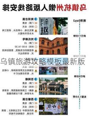 乌镇旅游攻略模板最新版