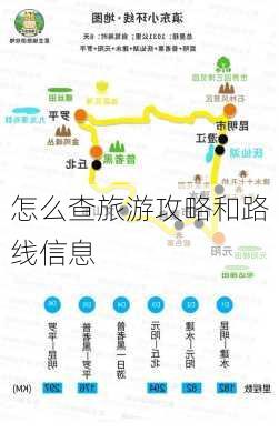 怎么查旅游攻略和路线信息