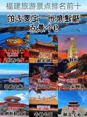 福建旅游景点排名前十