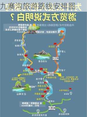 九寨沟旅游路线安排图