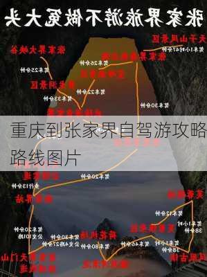 重庆到张家界自驾游攻略路线图片