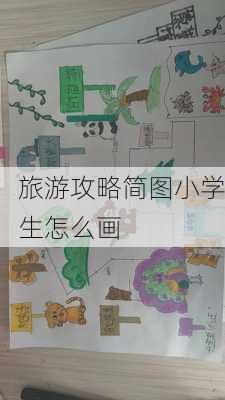 旅游攻略简图小学生怎么画