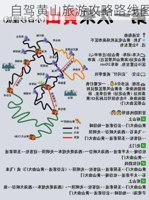 自驾黄山旅游攻略路线图