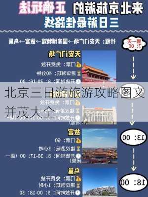 北京三日游旅游攻略图文并茂大全