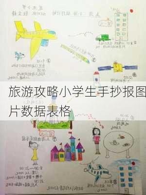 旅游攻略小学生手抄报图片数据表格