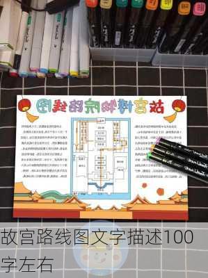 故宫路线图文字描述100字左右