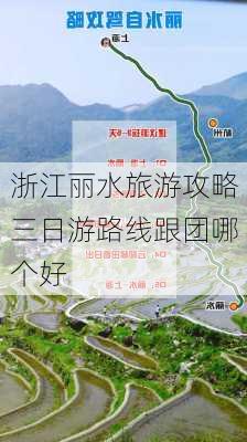 浙江丽水旅游攻略三日游路线跟团哪个好