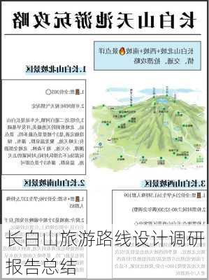 长白山旅游路线设计调研报告总结