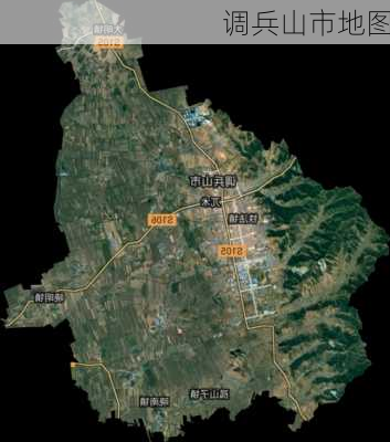 调兵山市地图