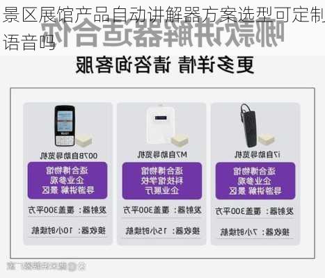 景区展馆产品自动讲解器方案选型可定制语音吗