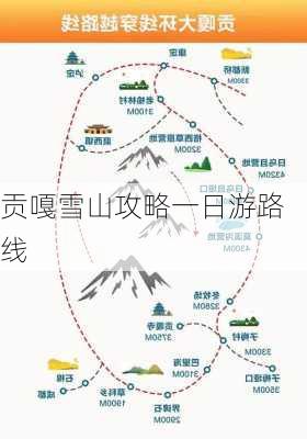 贡嘎雪山攻略一日游路线