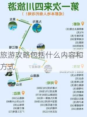 旅游攻略包括什么内容和方式