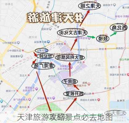 天津旅游攻略景点必去地图