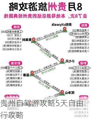 贵州自驾游攻略5天自由行攻略