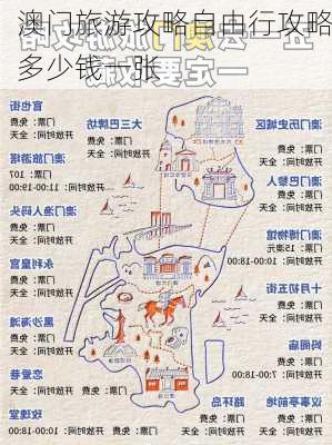 澳门旅游攻略自由行攻略多少钱一张