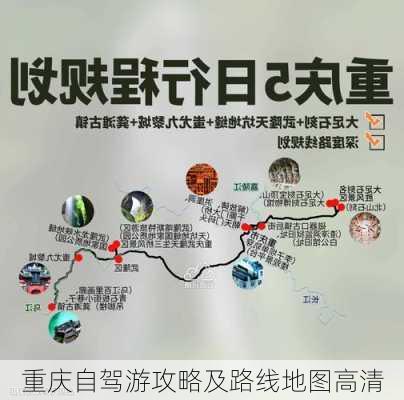 重庆自驾游攻略及路线地图高清