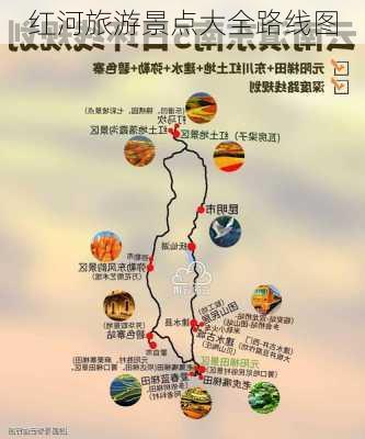 红河旅游景点大全路线图