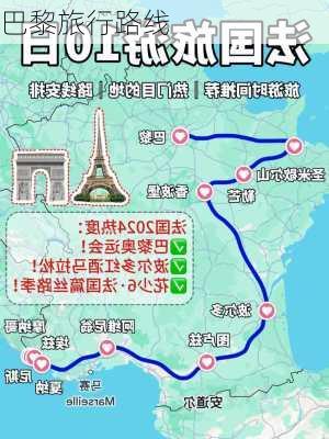 巴黎旅行路线