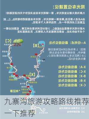 九寨沟旅游攻略路线推荐一下推荐