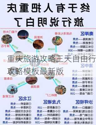 重庆旅游攻略三天自由行攻略模板最新版