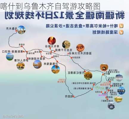 喀什到乌鲁木齐自驾游攻略图