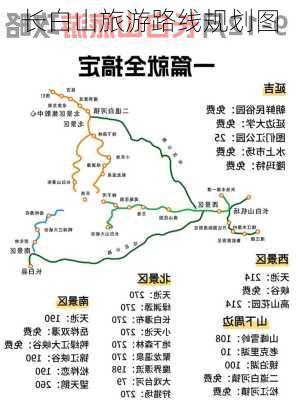 长白山旅游路线规划图