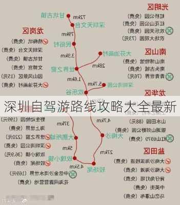 深圳自驾游路线攻略大全最新