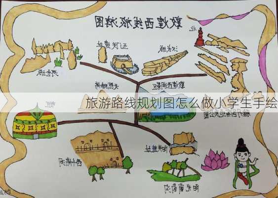 旅游路线规划图怎么做小学生手绘