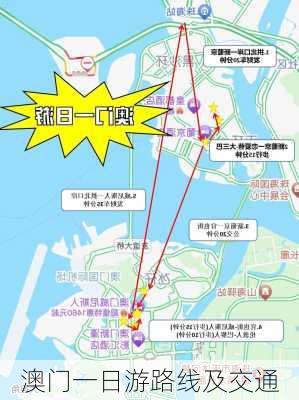 澳门一日游路线及交通