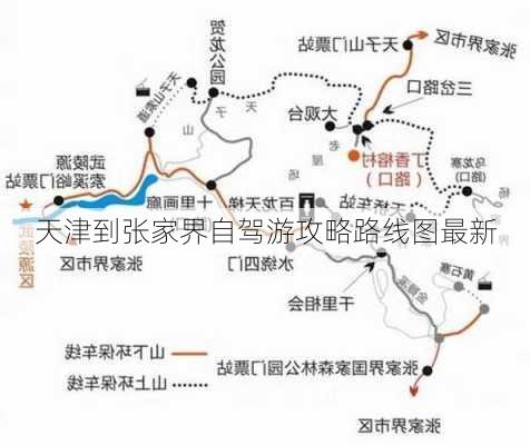 天津到张家界自驾游攻略路线图最新