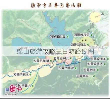 绵山旅游攻略三日游路线图