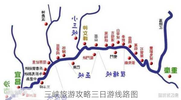 三峡旅游攻略三日游线路图